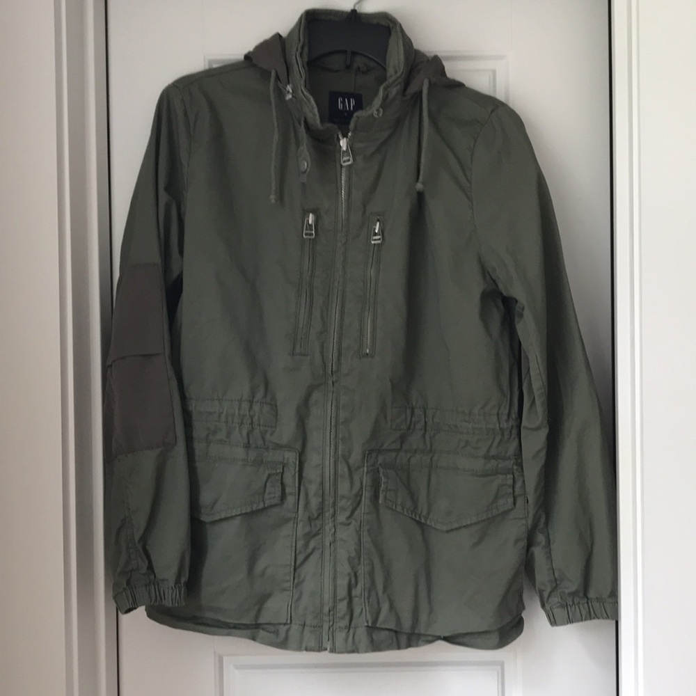 Gap Green Hooded Field Jacket